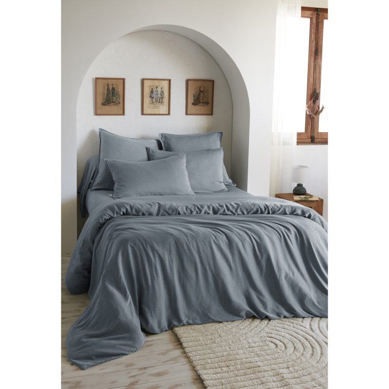 L'EFFET PAPILLON HOUSSE DE COUETTE LYSANDRE STONE 260*240 EP7682