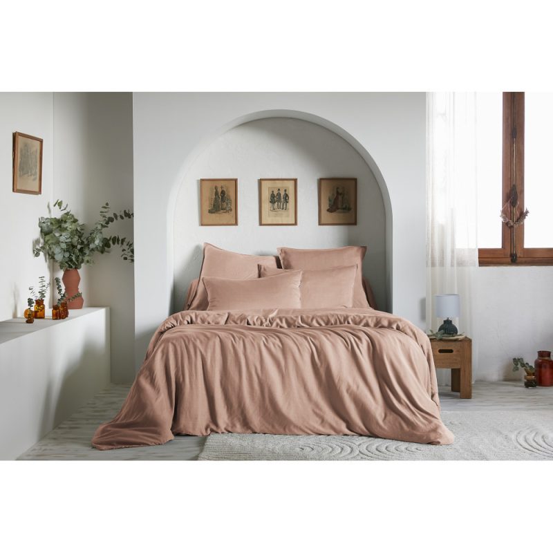 L'EFFET PAPILLON HOUSSE DE COUETTE LYSANDRE BLUSH 260*240 EP7680